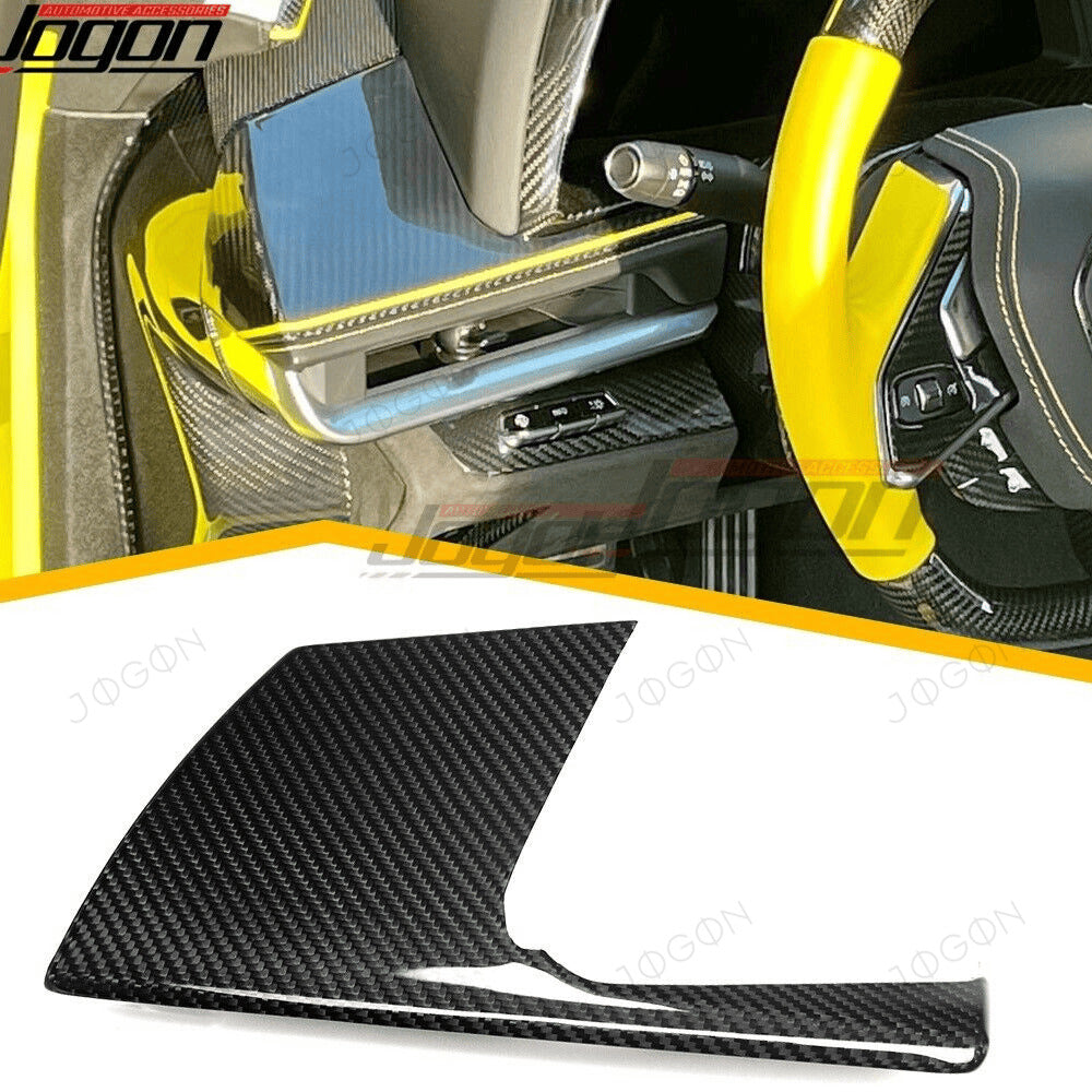 Console Driver Side Dash Panel Dry Carbon Fiber for Corvette C8 D1WT096
