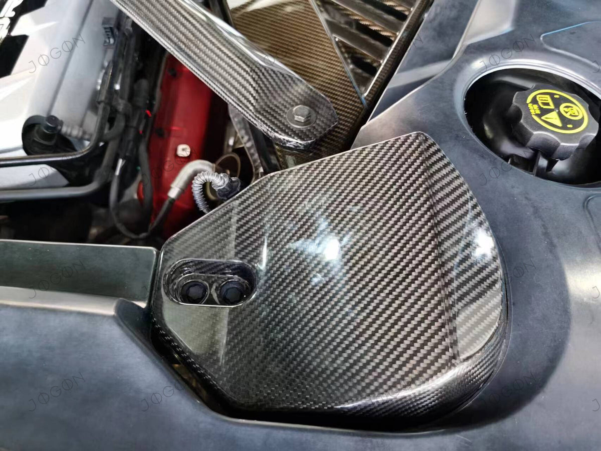 Engine Shock Panel Cover Dry Carbon Fiber for Corvette C8 D1WT089
