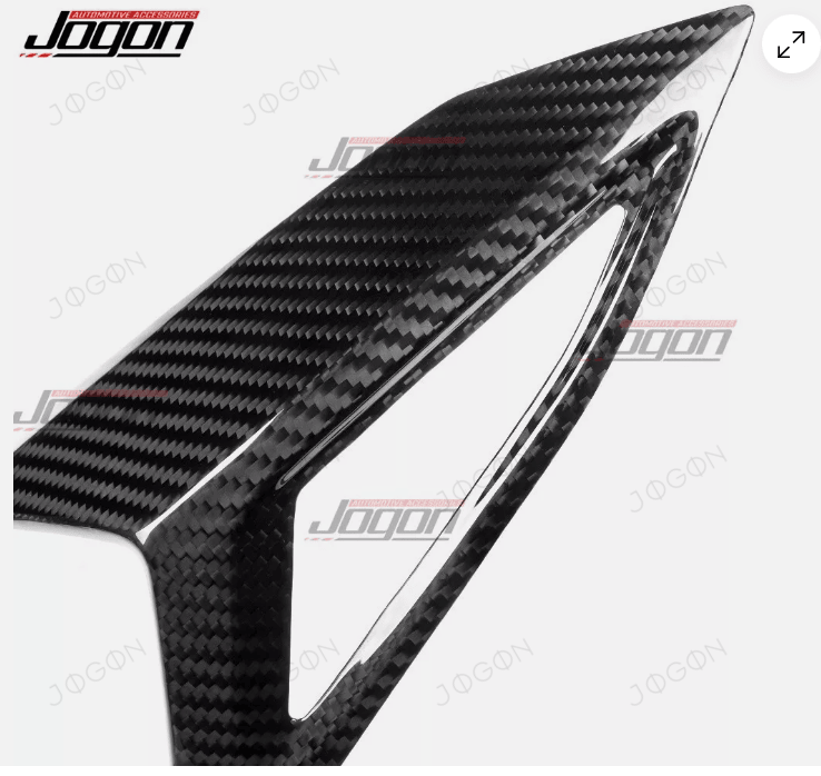 Rear Tailight Side Lamp Frame Cover Trim Dry Carbon Fiber for Corvette C8 D1WT0111A