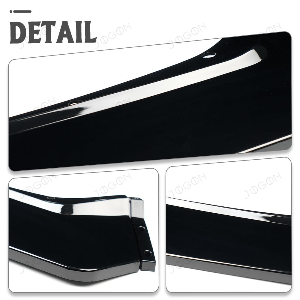 Front Bumper Lower Splitter with Canards for Corvette C8 Stingray Z51 GWT010A