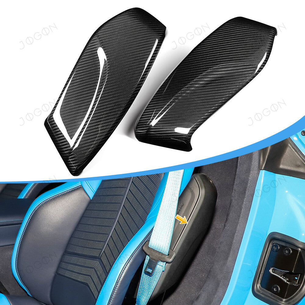 Seat Side Panel Decor Trim Dry Carbon Fiber for Corvette C8 D1WT0110A