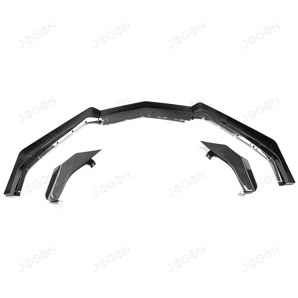 Front Splitters Bumper Lip Dry Carbon Fiber for Corvette C8 D1WT0112A