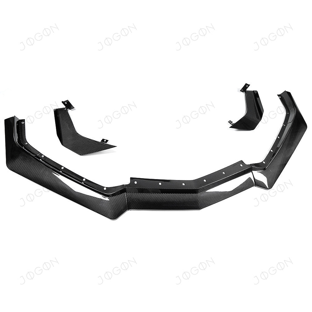 Front Splitters Bumper Lip Dry Carbon Fiber for Corvette C8 D1WT0112A