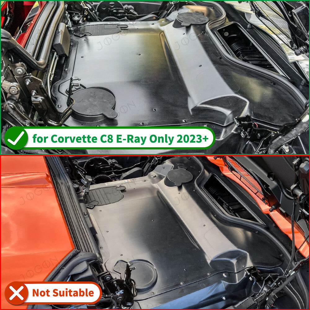 Engine Bay Window Cover Dry Carbon Fiber for Corvette C8 HTC E-Ray D1WT076D