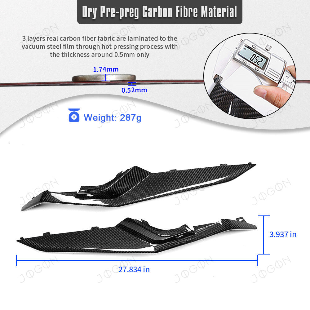 Front Bumper Grille Inserts Trim Dry Carbon Fiber for Corvette C8 Z06 D1WT0116A