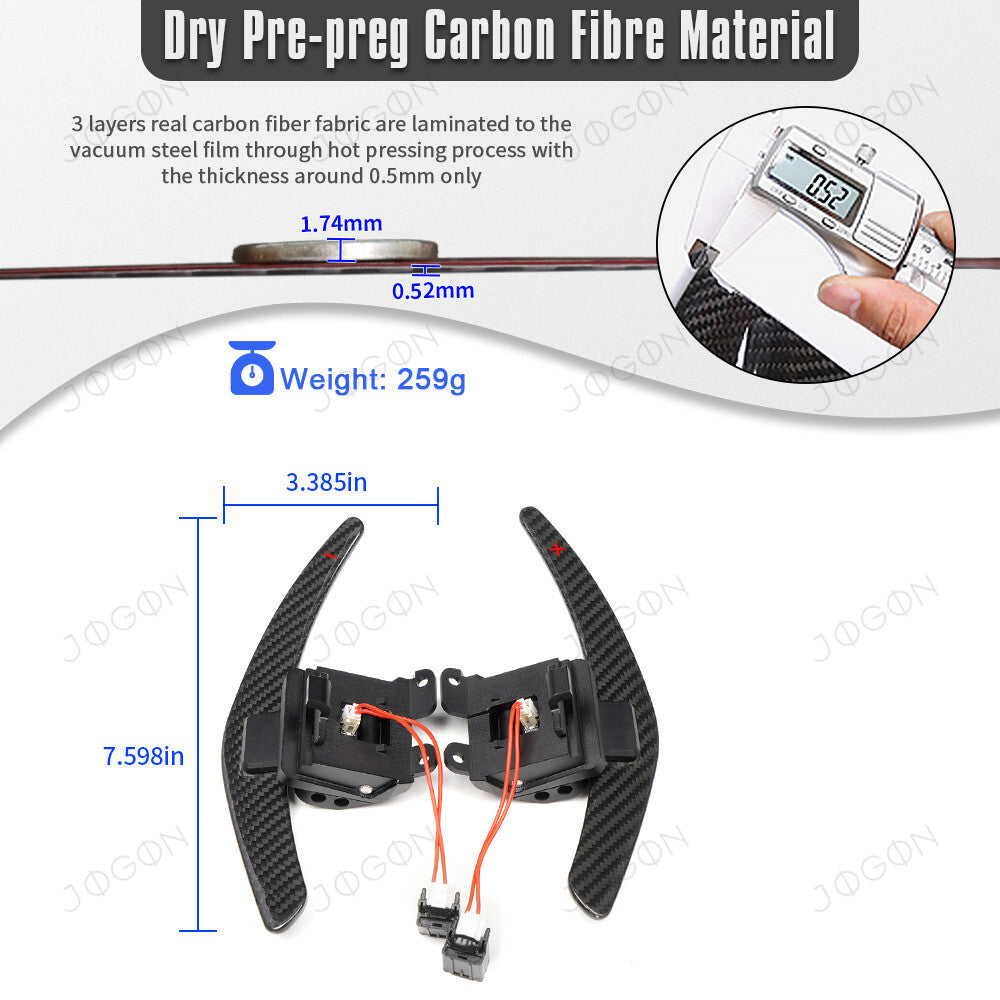 Magnetic Paddle Shifter Real Carbon Fiber for Corvette C8 JWT003