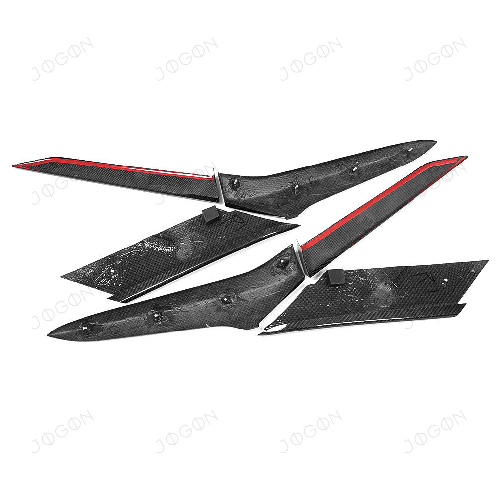 Side Fender Vent Door Garnish Dry Carbon Fiber for Corvette C8 Z06 D1WT0108A1