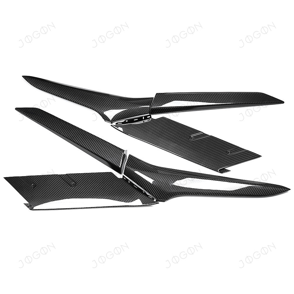 Side Fender Vent Door Garnish Dry Carbon Fiber for Corvette C8 Z06 D1WT0108A1