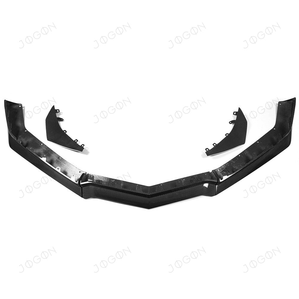 Front Lip Splitter Canards Dry Carbon Fiber for Corvette C8 D1WT0118A