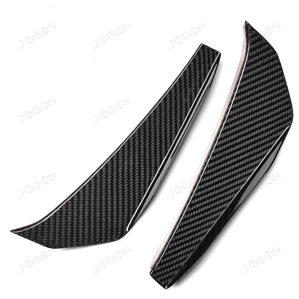 Front Side Canard Kit Splitter Fins Trim Dry Carbon Fiber for Corvette C8 Z06 D1WT0119A