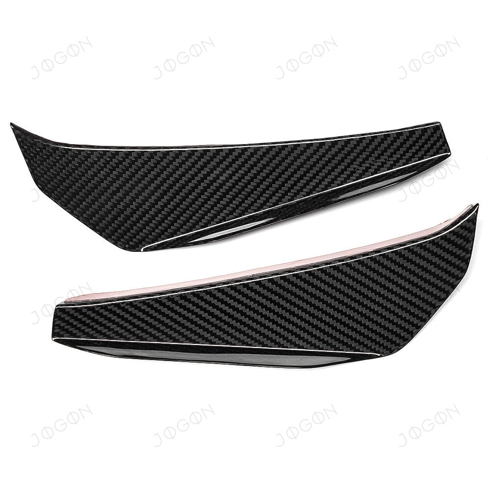 Front Side Canard Kit Splitter Fins Trim Dry Carbon Fiber for Corvette C8 Z06 D1WT0119A
