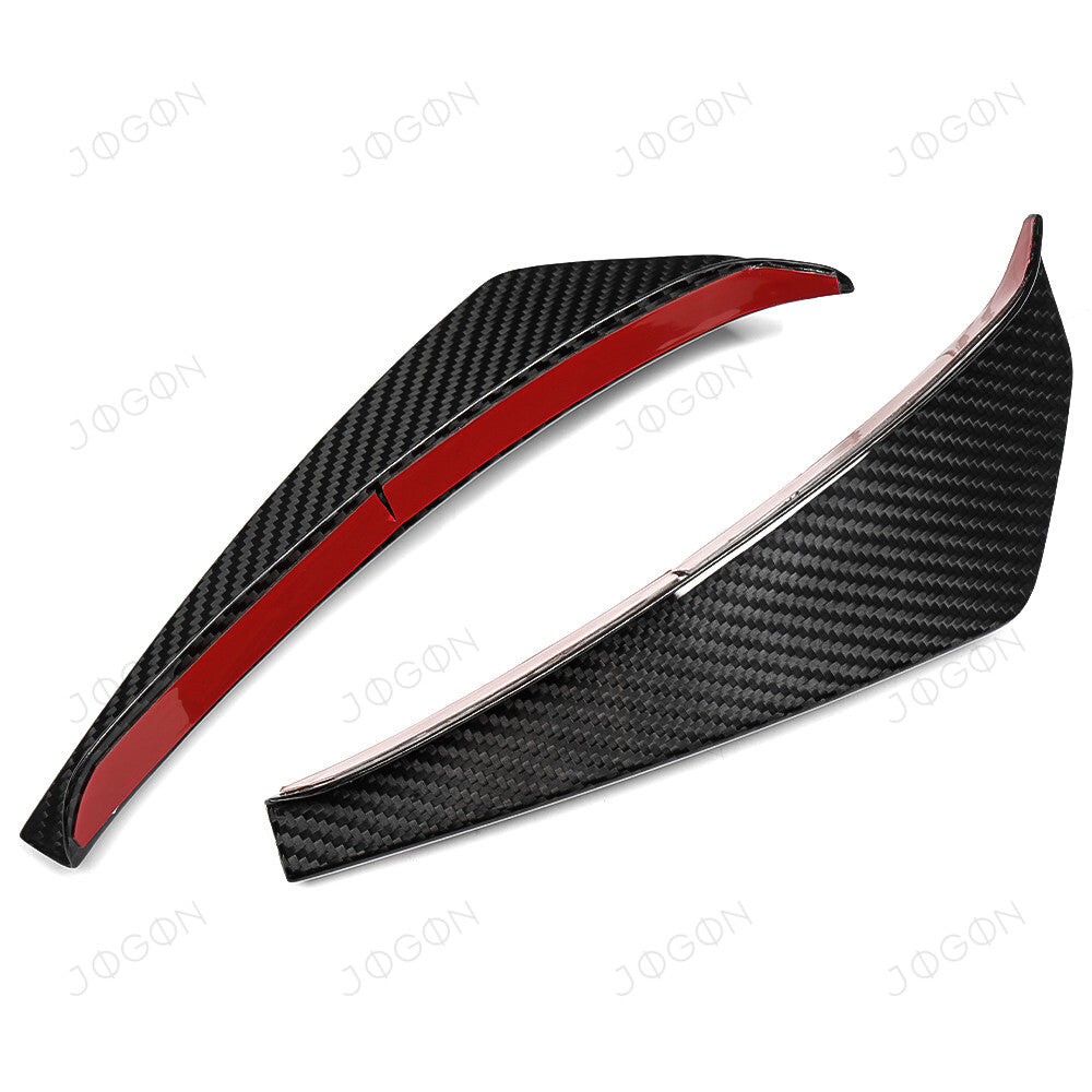 Front Side Canard Kit Splitter Fins Trim Dry Carbon Fiber for Corvette C8 Z06 D1WT0119A