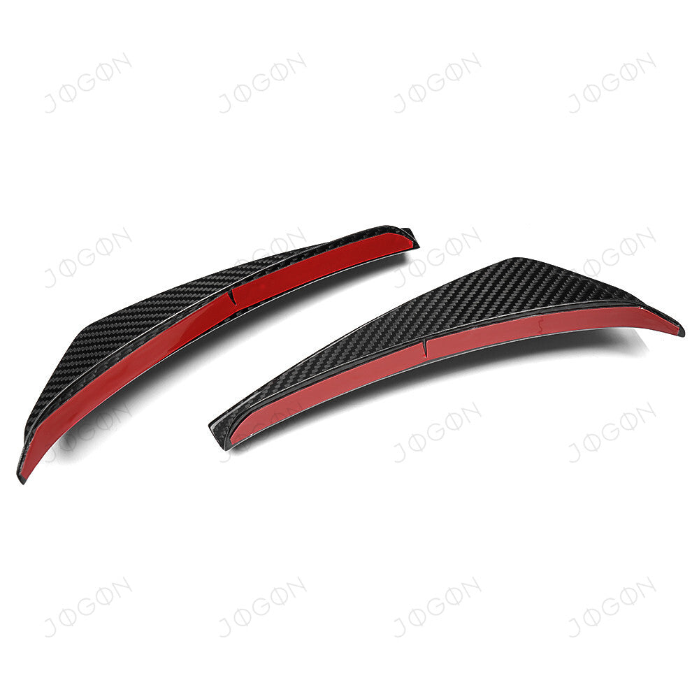 Front Side Canard Kit Splitter Fins Trim Dry Carbon Fiber for Corvette C8 Z06 D1WT0119A