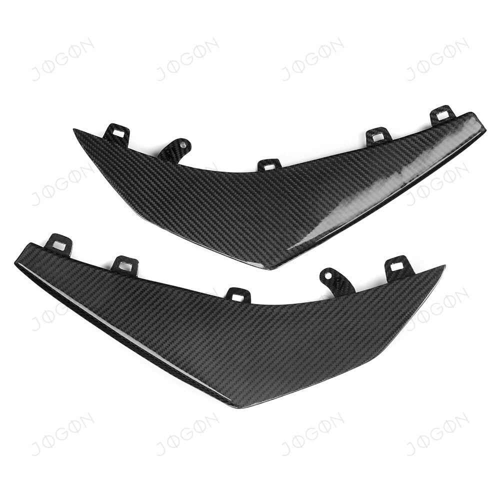 Front Splitter Side Canards Dry Carbon Fiber for Corvette C8 Z06 E-Ray D1WT0121A