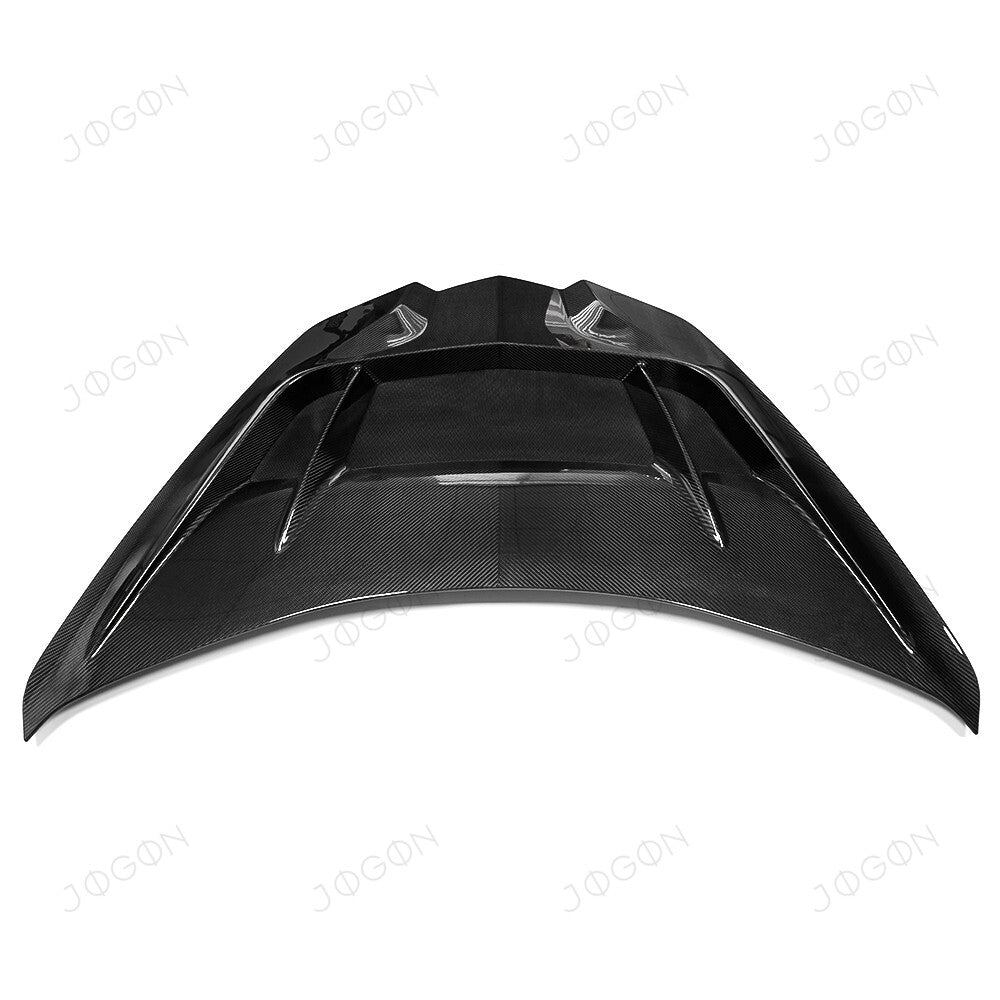 Front Hood Bonnet ZR1 Style Dry Carbon Fiber for Chevrolet Corvette C8 2020-2026