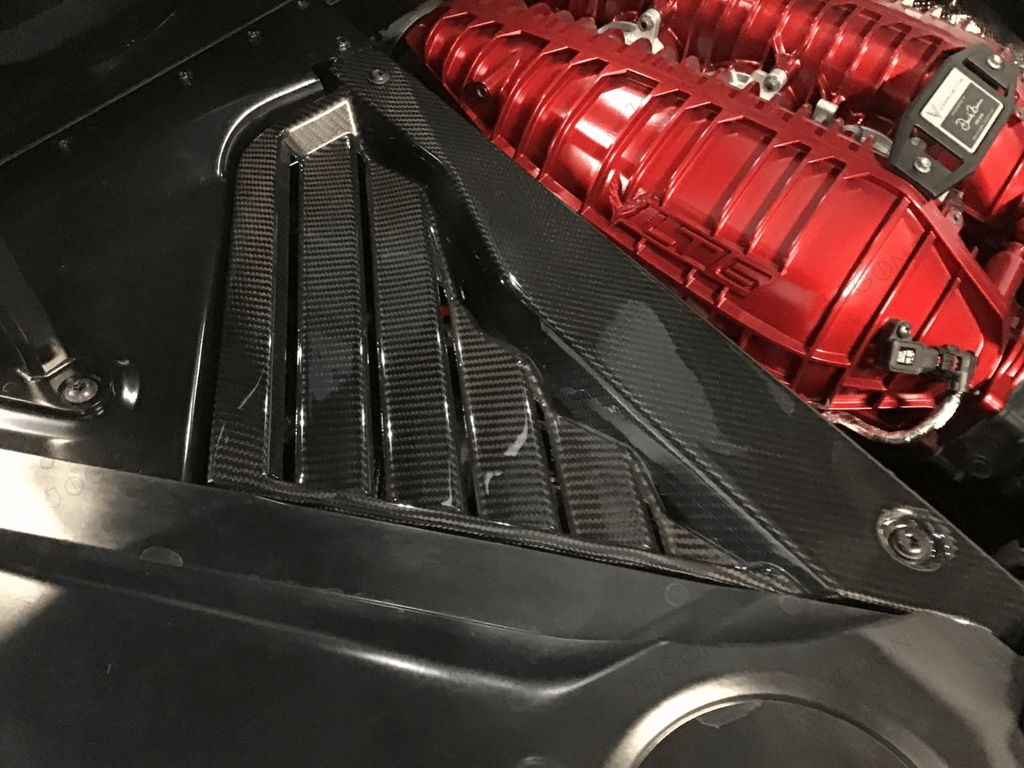 Engine Bay Filler Side Cover Dry Carbon Fiber for Corvette C8 Coupe D1WT091