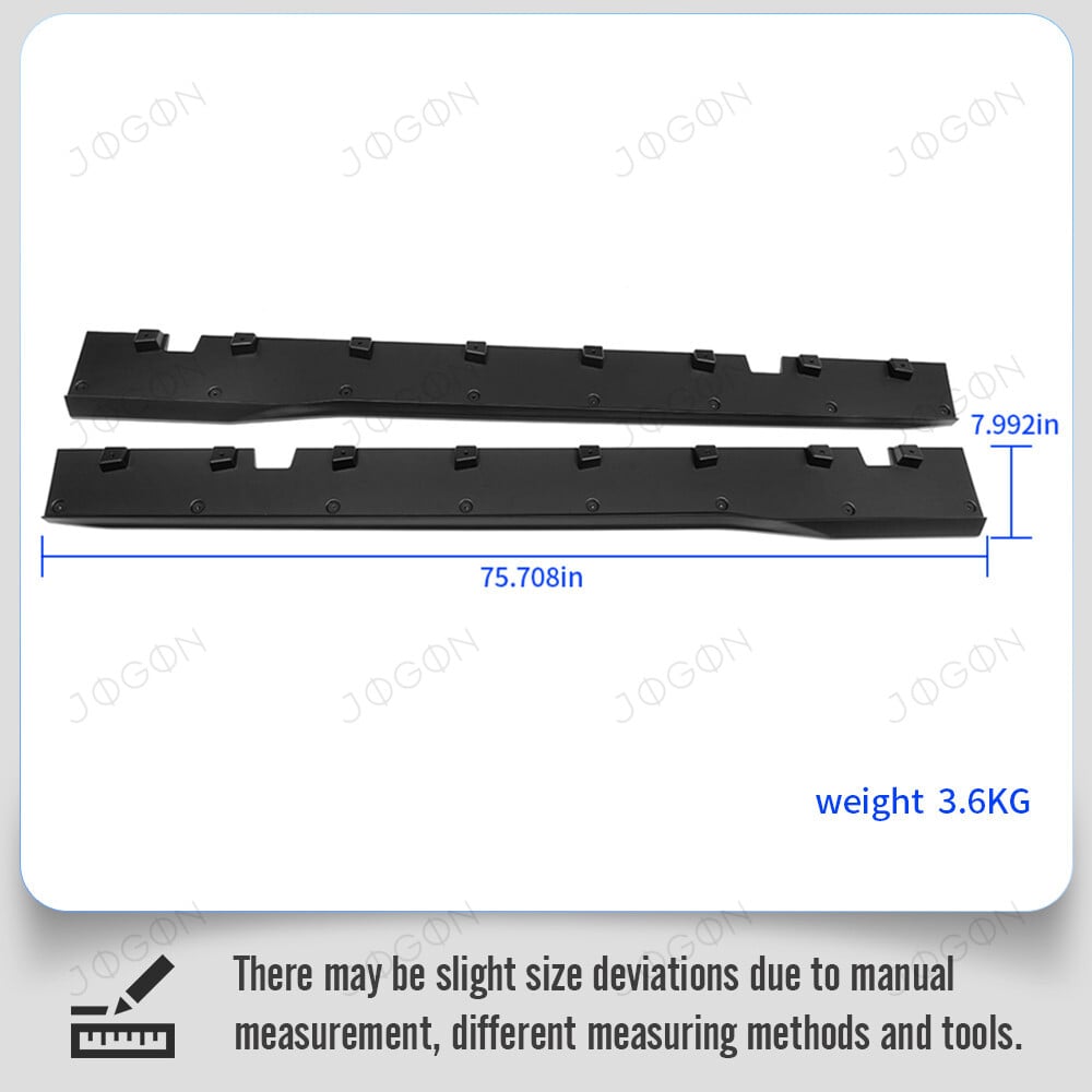 Side Skirts Side Rocker Extensions ABS for Ford Mustang S650 GFD045B