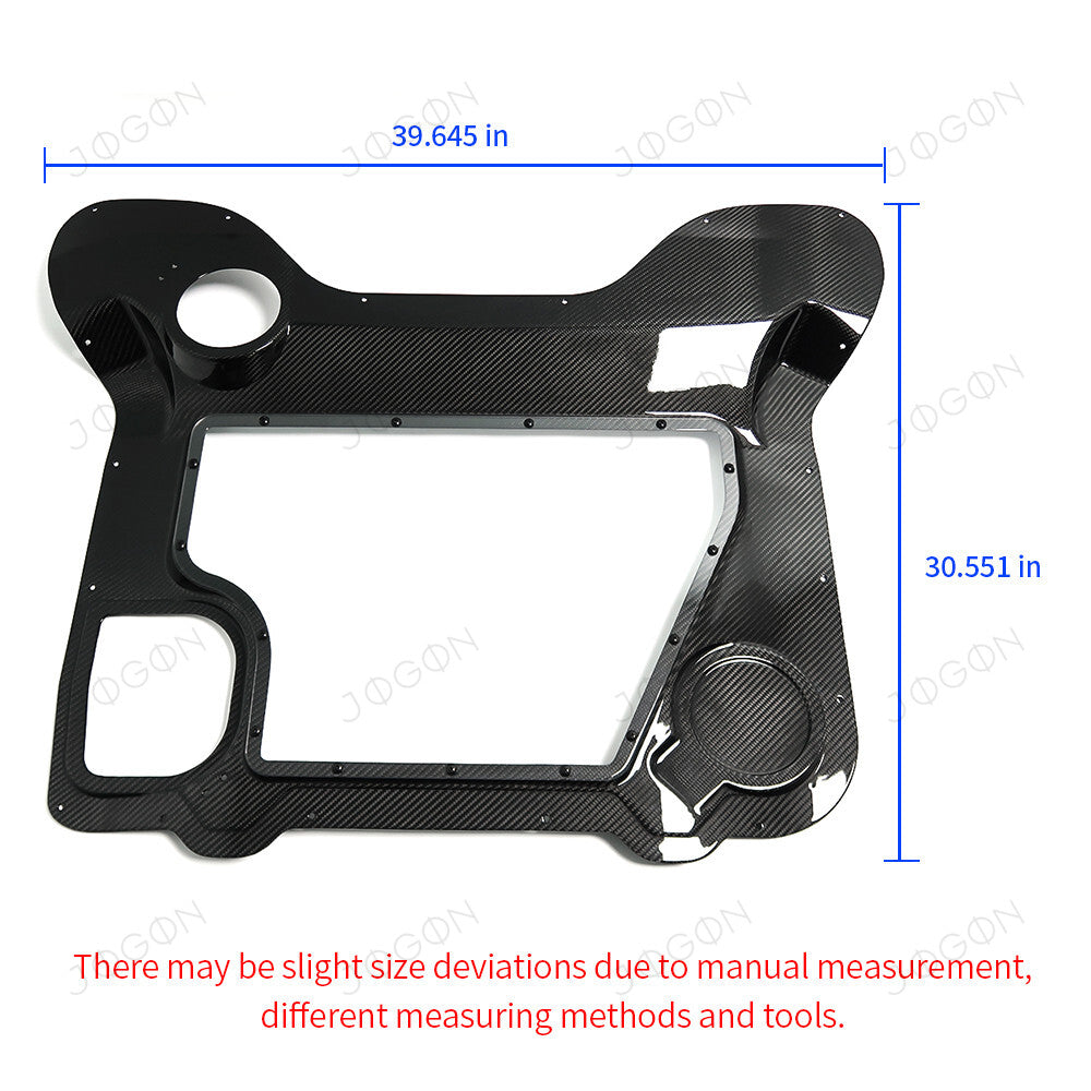 Clear Engine Bay Window Cover Dry Carbon Fiber for Corvette C8 D1WT076