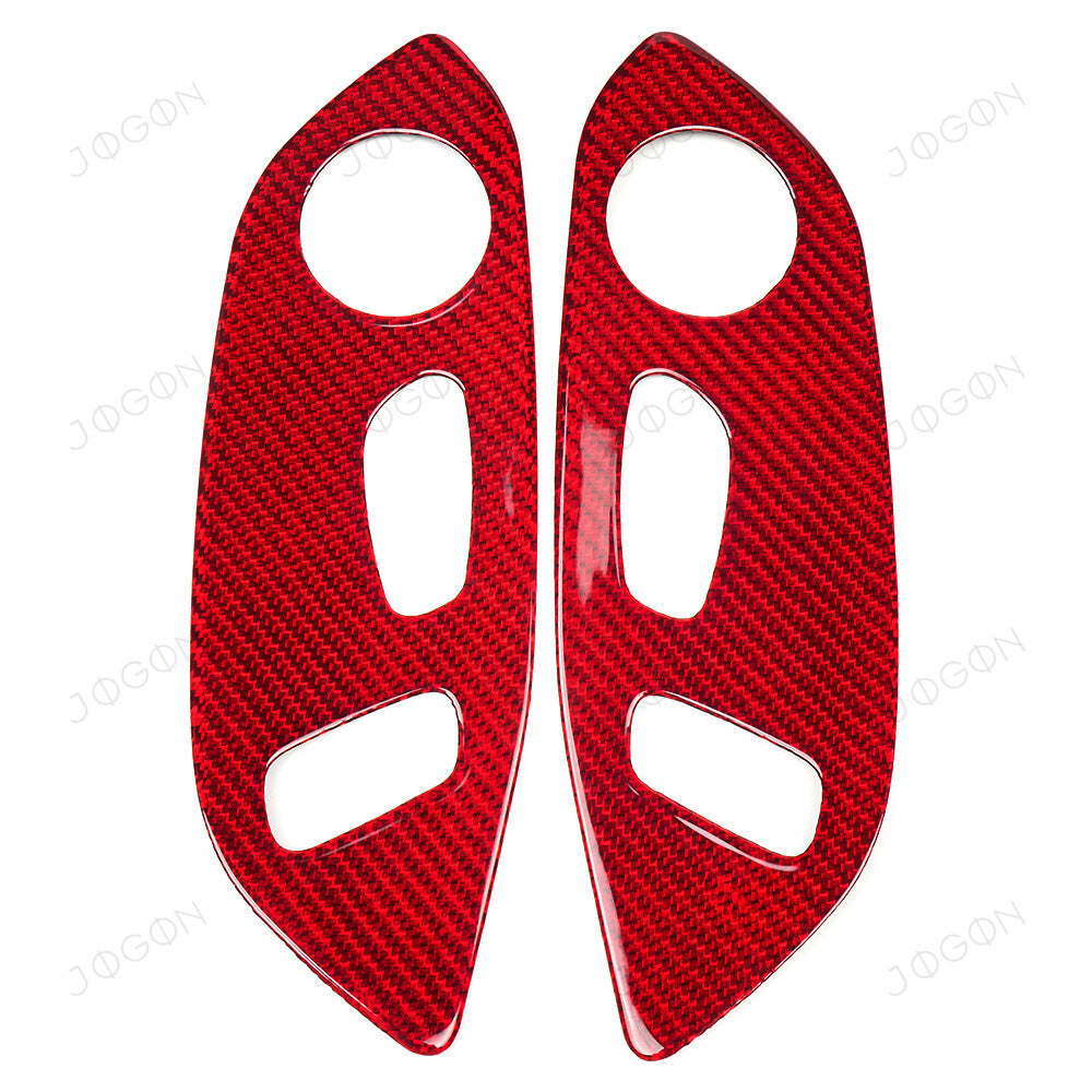 Seat Adjust Button Cover Trim Dry Carbon Fiber for Corvette C8 D1WT051
