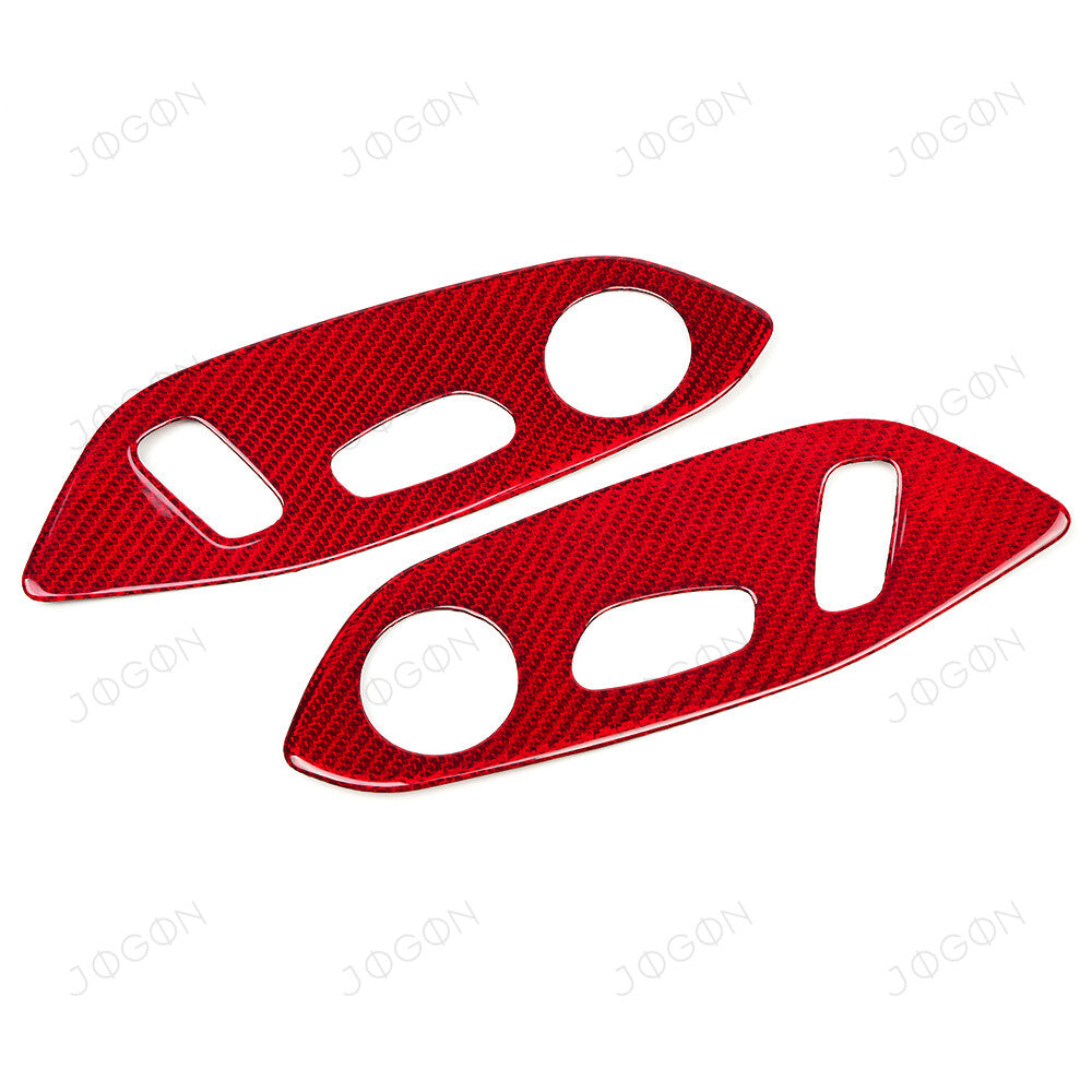 Seat Adjust Button Cover Trim Dry Carbon Fiber for Corvette C8 D1WT051