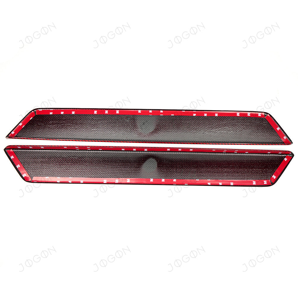 Interior Door Sill Protector Panel Dry Carbon Fiber for Corvette C8 D1WT053