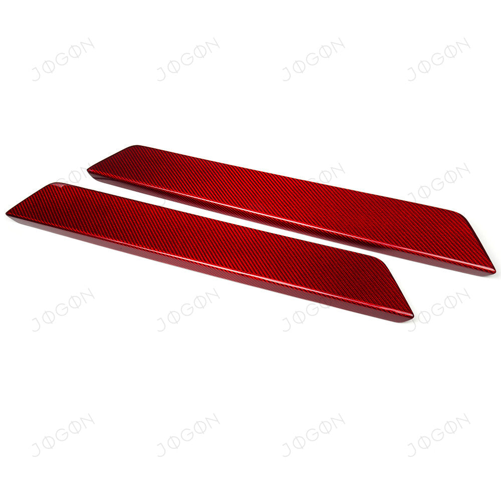 Interior Door Sill Protector Panel Dry Carbon Fiber for Corvette C8 D1WT053