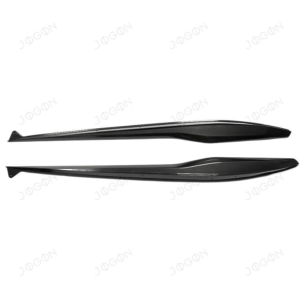 Side Skirts Extension Dry Carbon Fiber for Corvette C8 Z06 E-Ray D1WT0123A