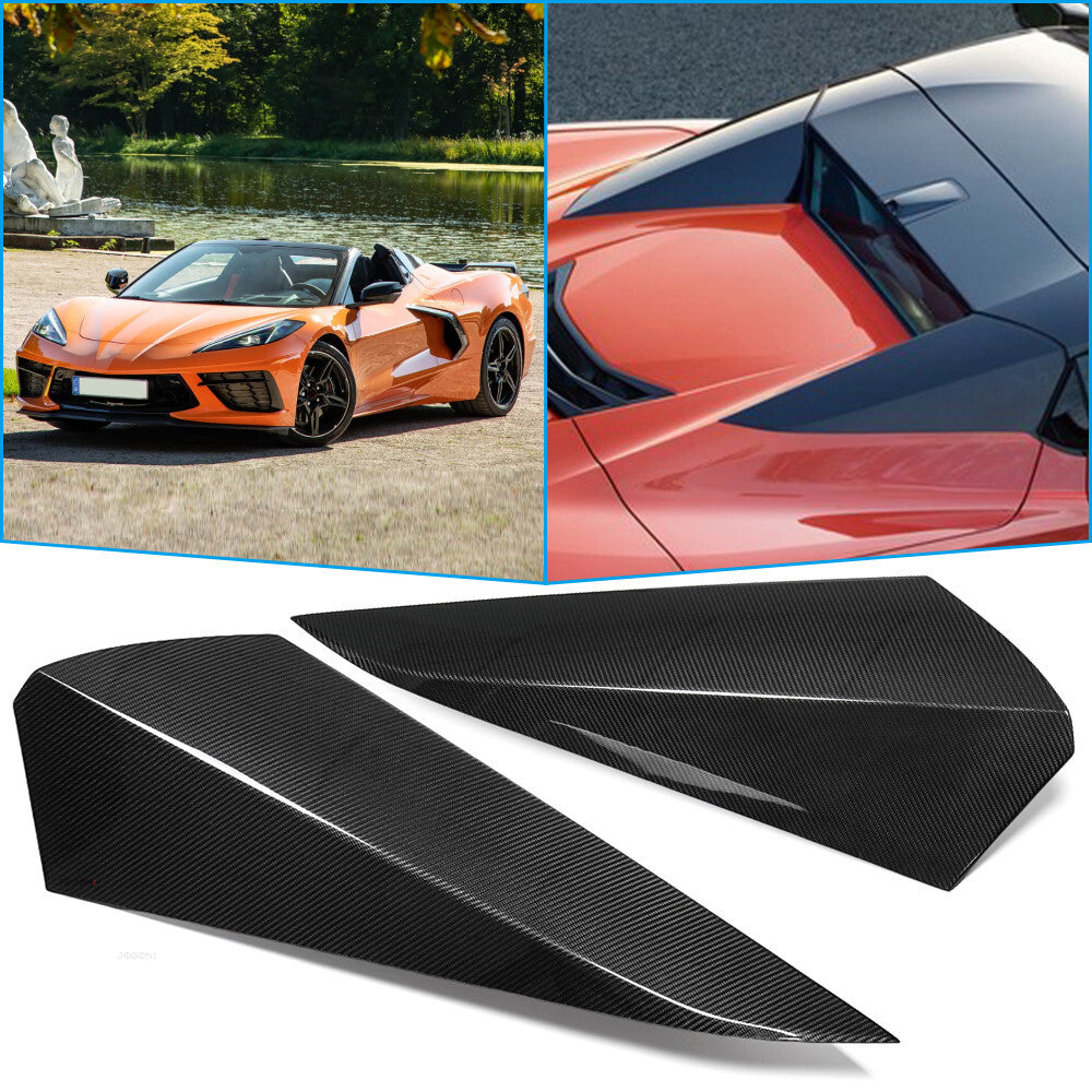 Rear Nacelles Cover Dry Carbon Fiber for Corvette C8 HTC D1WT0124A