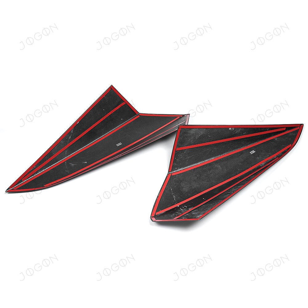 Rear Nacelles Cover Dry Carbon Fiber for Corvette C8 HTC D1WT0124A