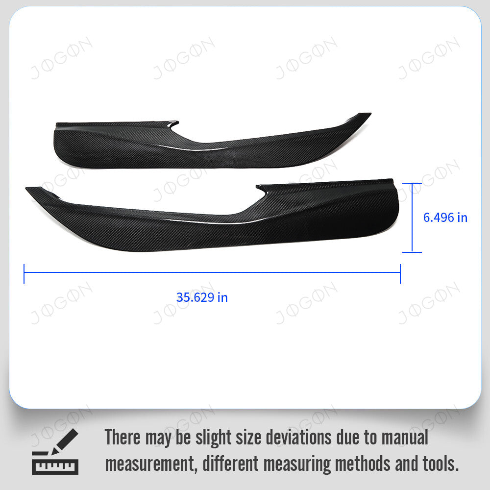 Door Anti-Kick Panel Cover Dry Carbon Fiber for Corvette C8 D1WT087