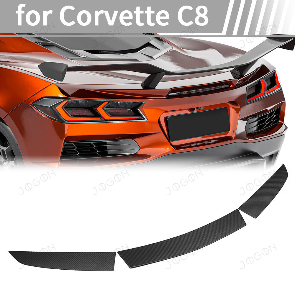 Spoiler Delete Panels Dry Carbon Fiber for Corvette C8 Z06 D1WT0126A