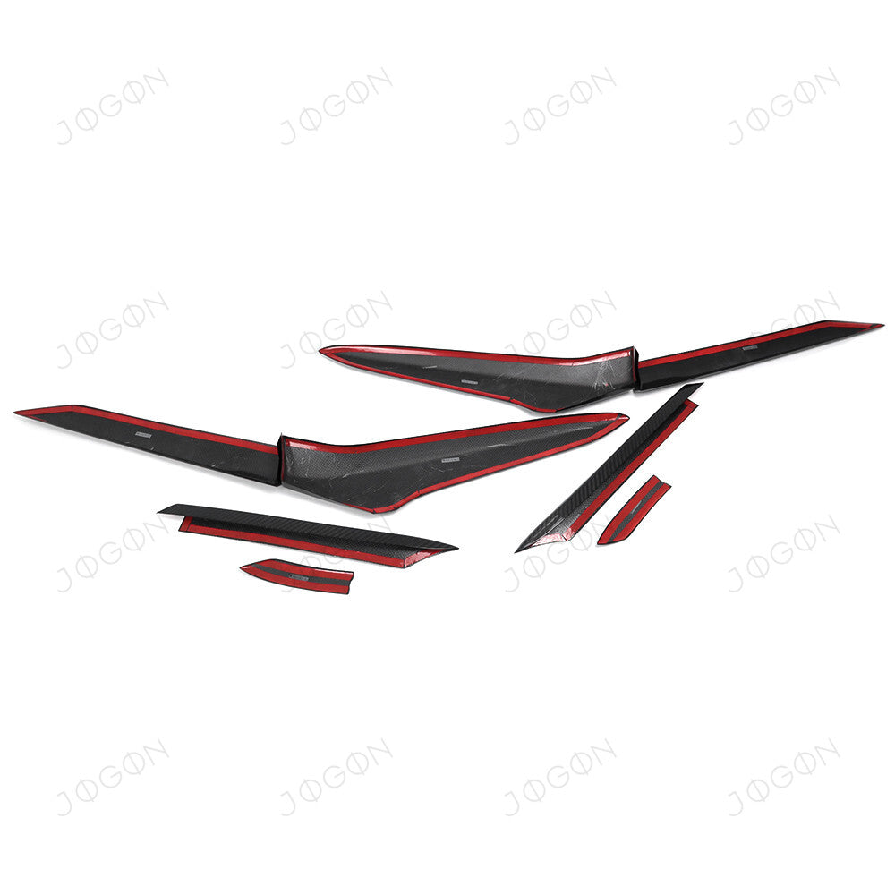Side Scoop Door Garnish Dry Carbon Fiber for Corvette C8 Z06 E-Ray ZR1 D1WT0108