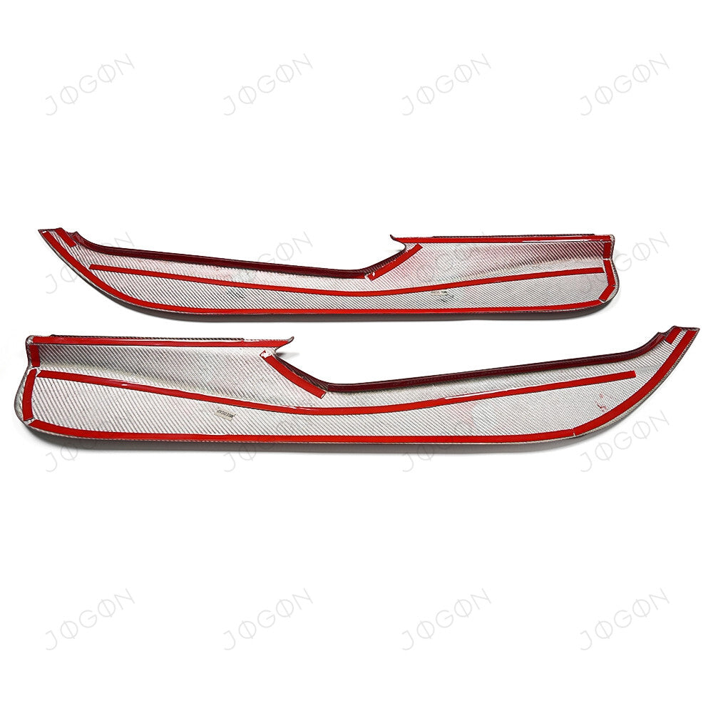 Door Anti-Kick Panel Cover Dry Carbon Fiber for Corvette C8 D1WT087