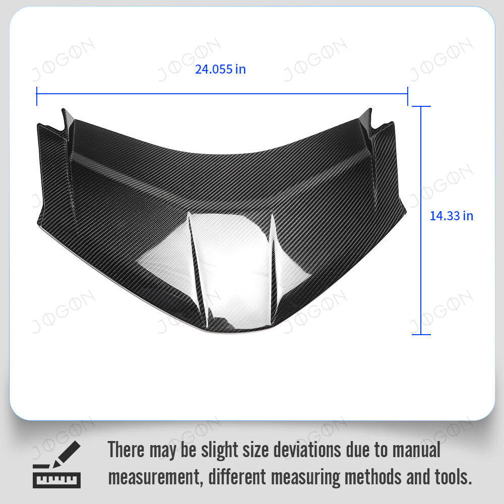Rear Window Bottom Panel Cover Dry Carbon Fiber for Corvette C8 D1WT086A