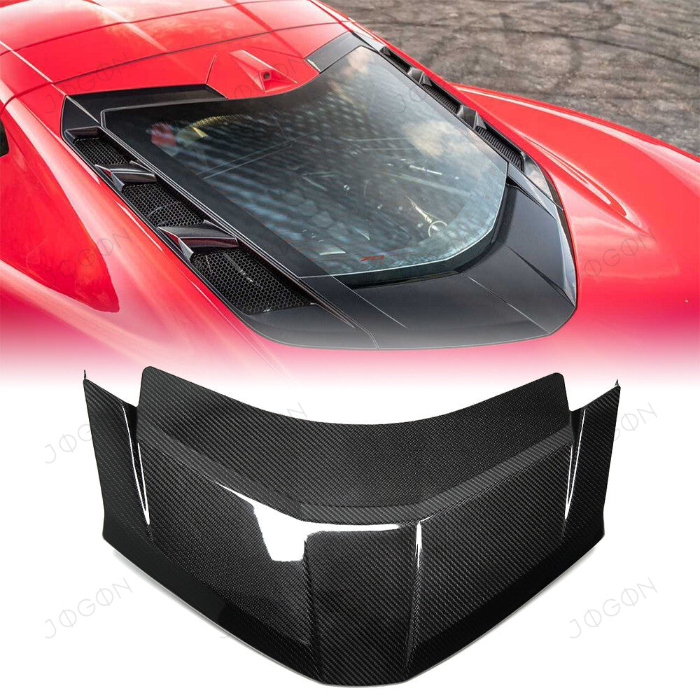 Rear Window Bottom Panel Cover Dry Carbon Fiber for Corvette C8 D1WT086A