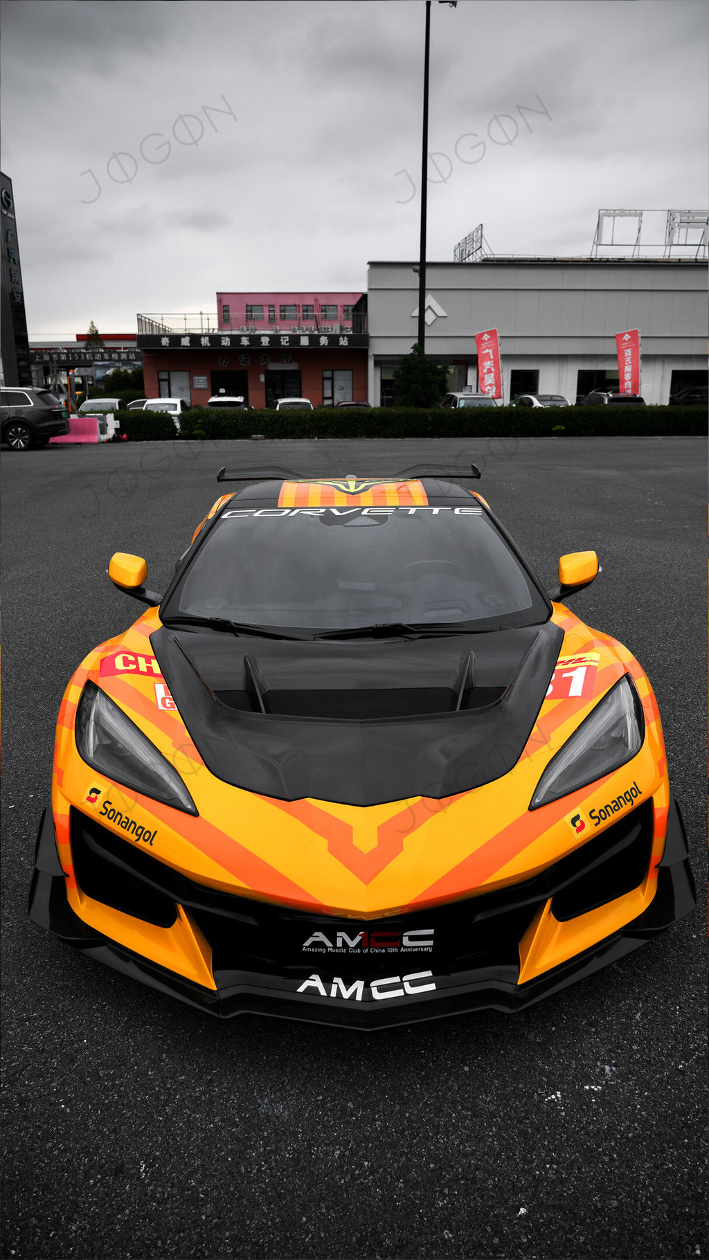 Front Hood Bonnet ZR1 Style Dry Carbon Fiber for Chevrolet Corvette C8 2020-2026