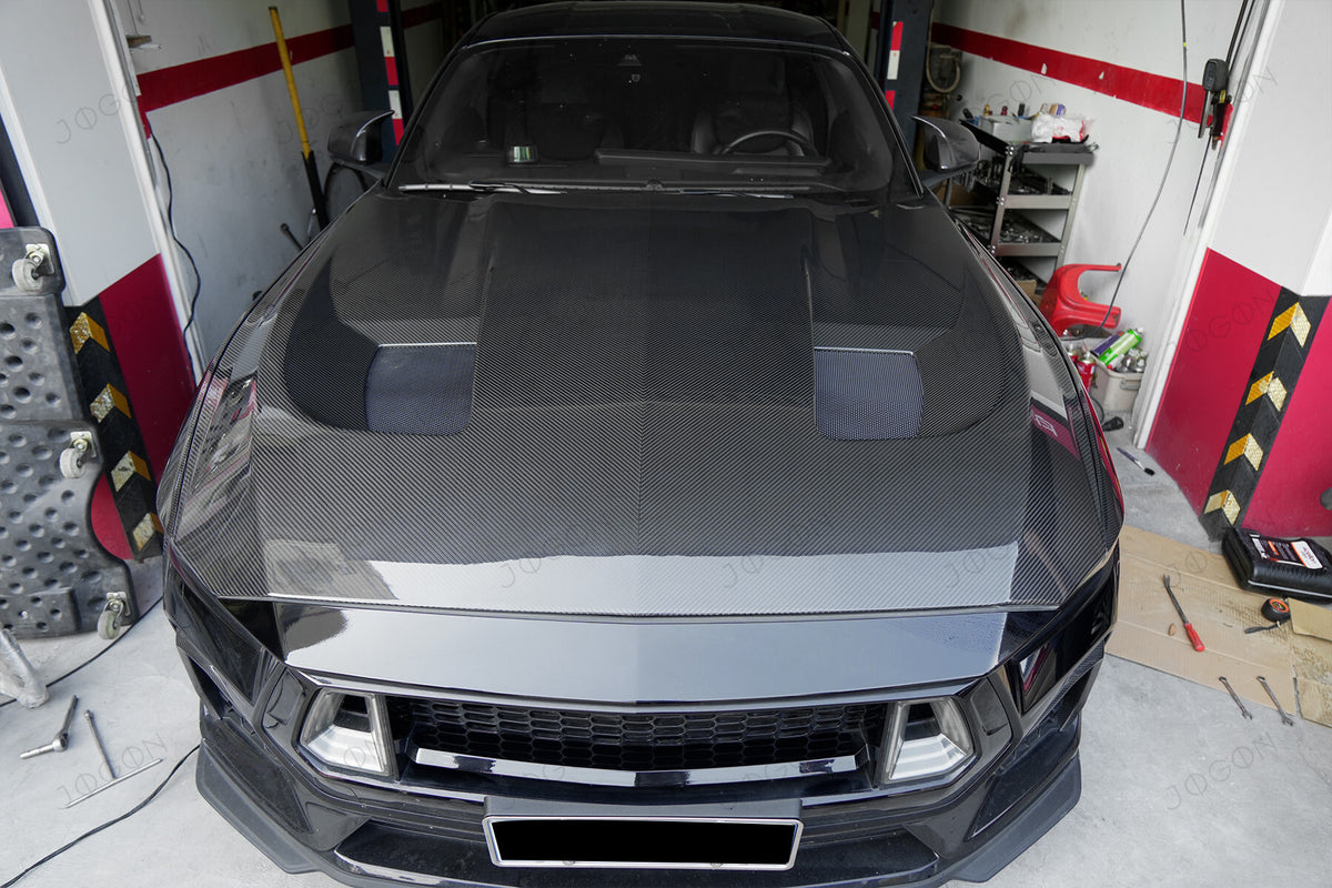 Front Bonnet Hood Dry Carbon Fiber for Ford Mustang S650 D2FT050A