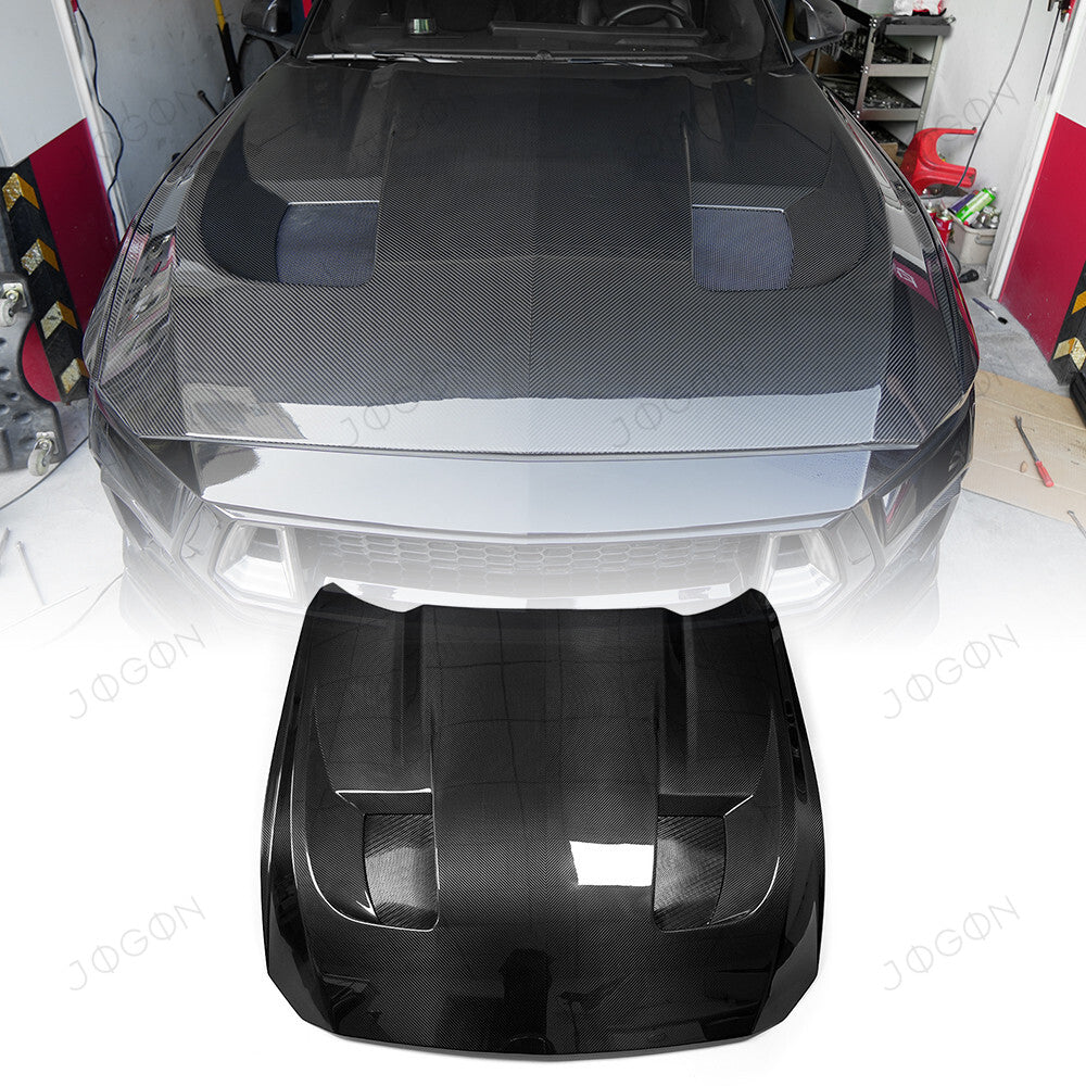 Front Bonnet Hood Dry Carbon Fiber for Ford Mustang S650 D2FT050A
