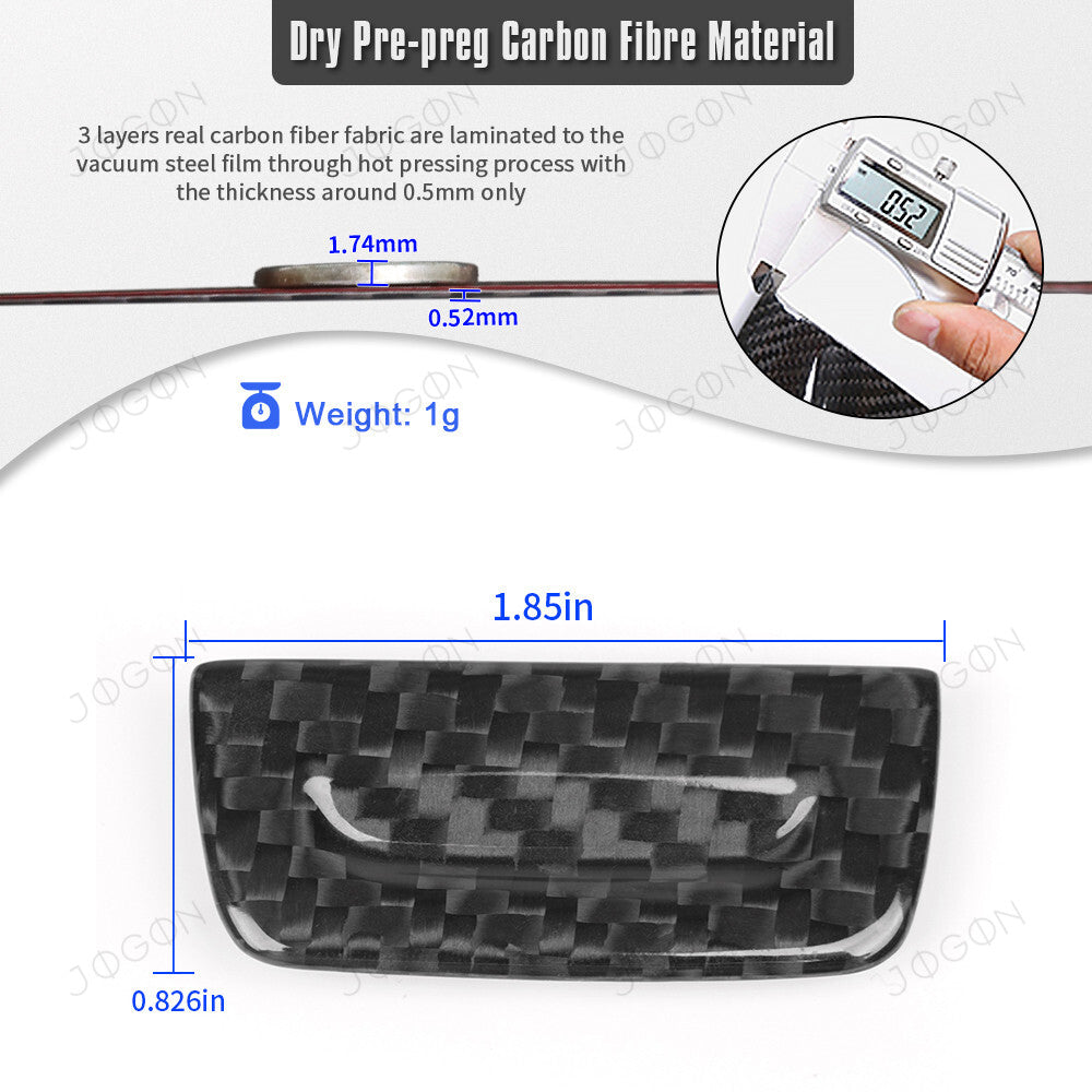 Glove Box Switch Cover Dry Carbon Fiber for Corvette C8 D1WT0129A