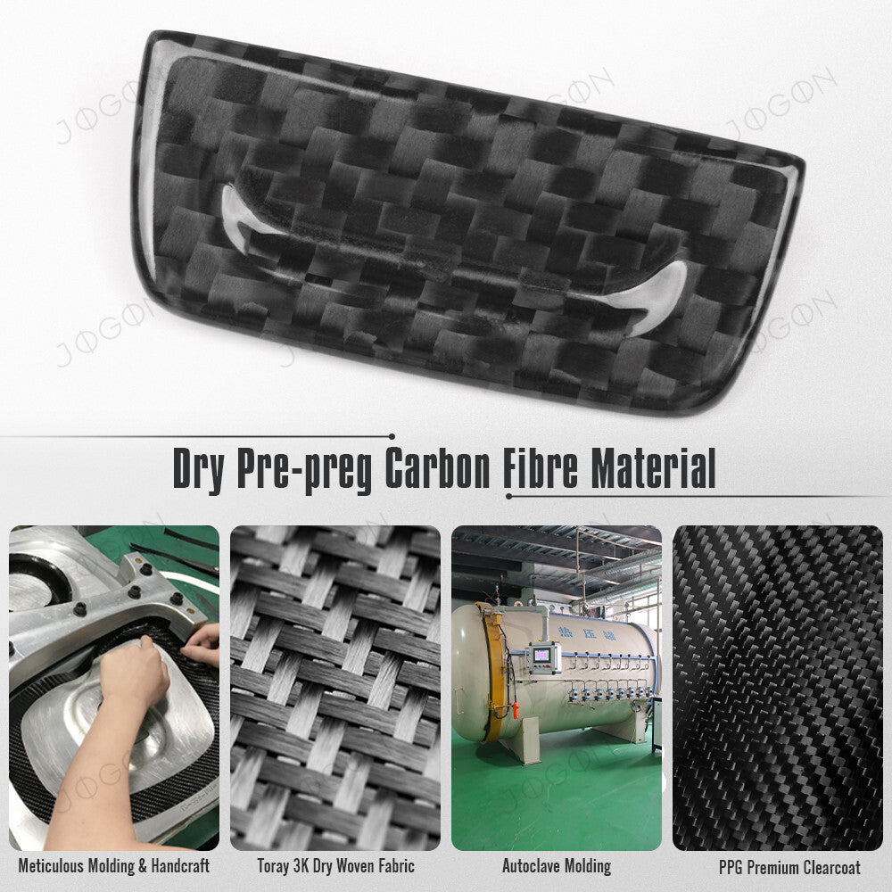 Glove Box Switch Cover Dry Carbon Fiber for Corvette C8 D1WT0129A