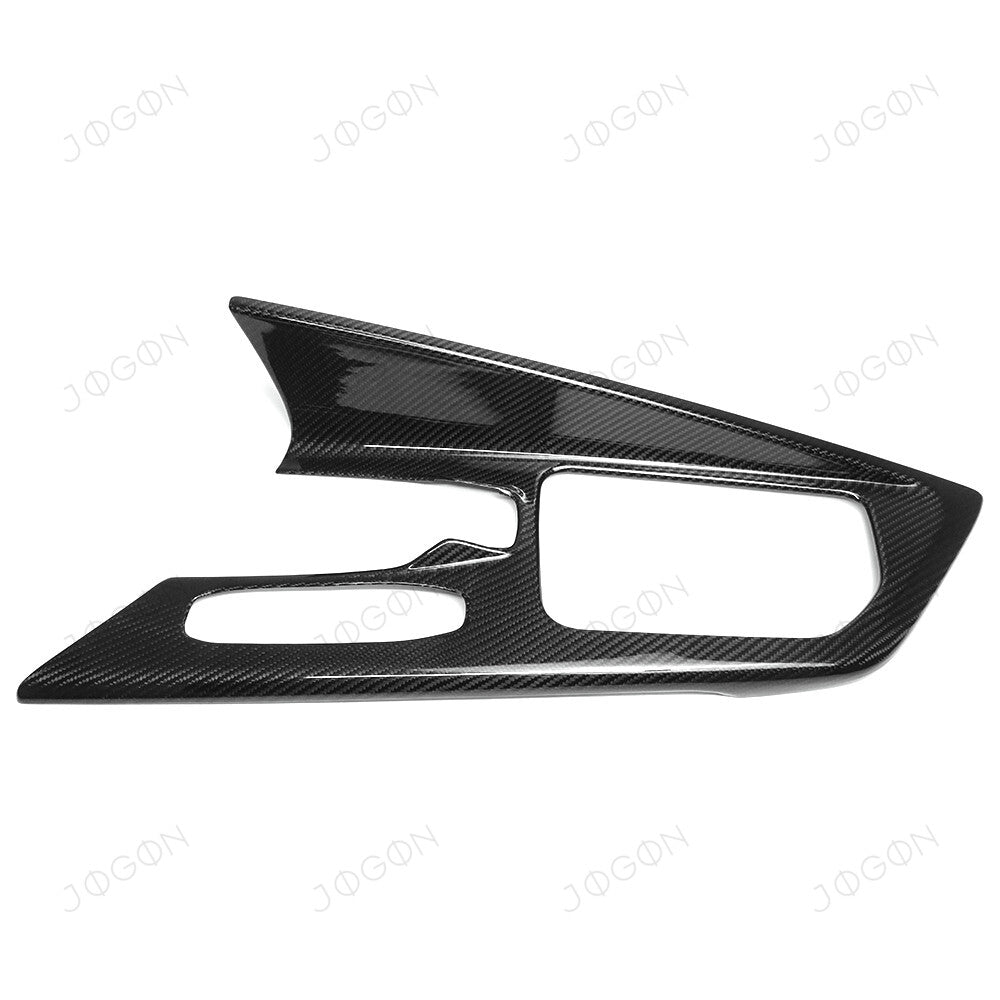 Center Console Cup Holder Cover Set Dry Carbon Fiber for Corvette C8 D1WT036
