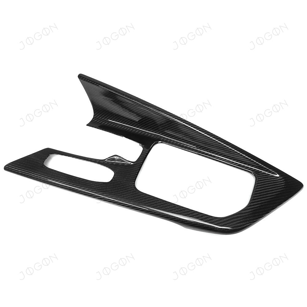 Center Console Cup Holder Cover Set Dry Carbon Fiber for Corvette C8 D1WT036