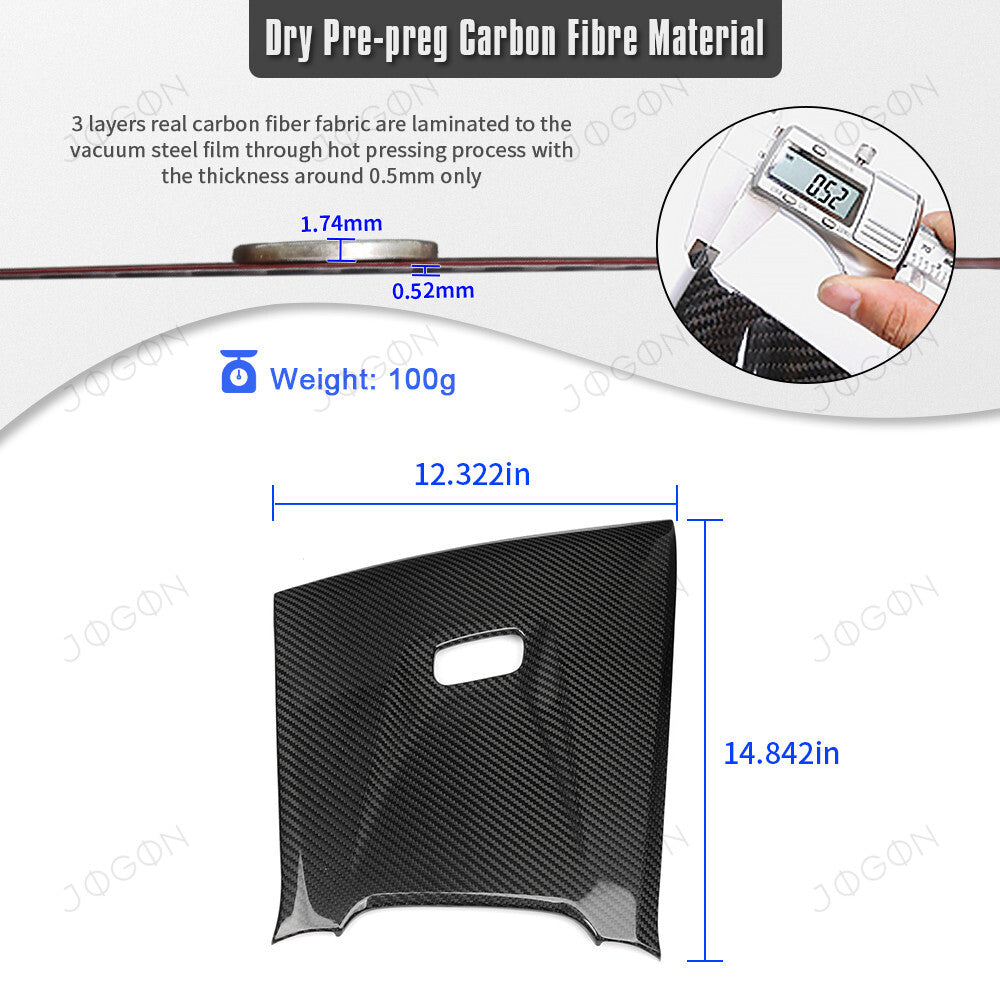 Head Up Display Cover Dry Carbon Fiber for Corvette C8 DAWT001A