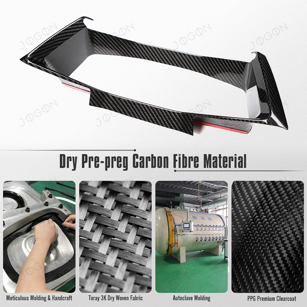 Cluster Gauge Bezel Speedometer Frame Dry Carbon Fiber for Corvette C8 DAWT002A