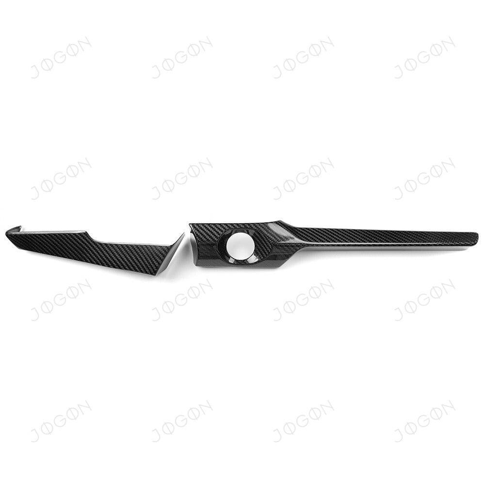 Center Display Lower Panel Start Button Frame Dry Carbon Fiber for Corvette C8 DAWT007A