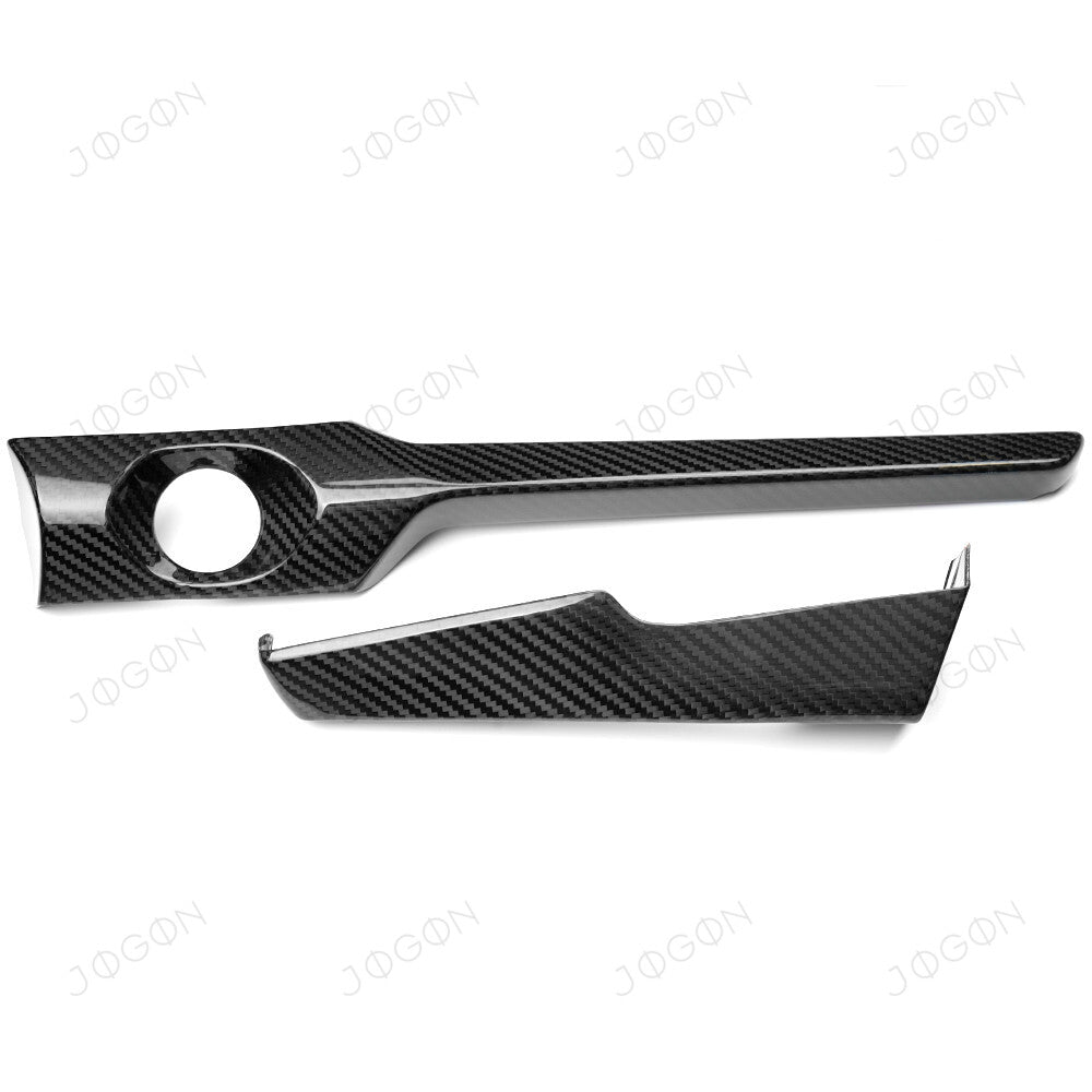 Center Display Lower Panel Start Button Frame Dry Carbon Fiber for Corvette C8 DAWT007A