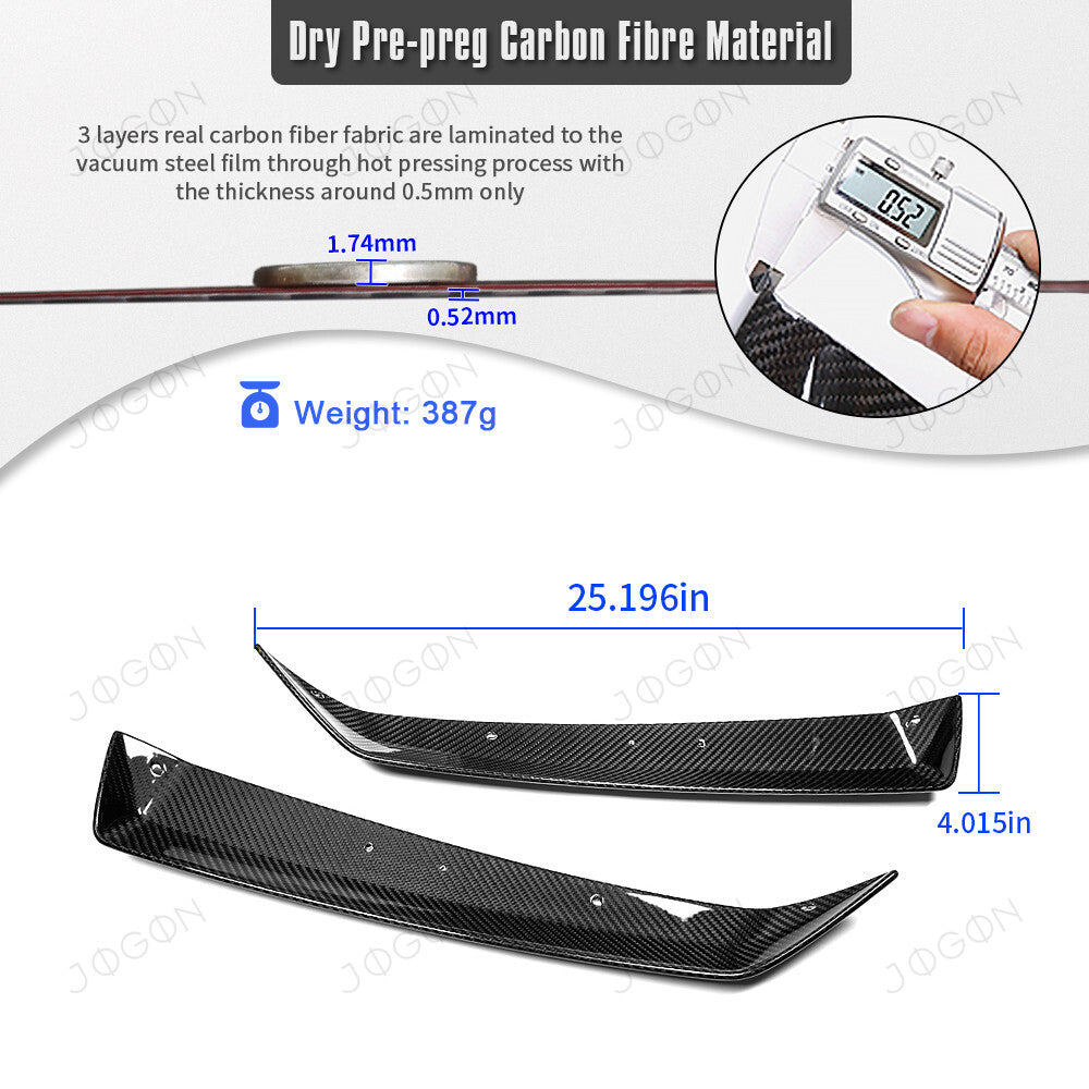 Wicker Spoiler Dry Carbon Fiber for Corvette C8 Z06 D1WT013