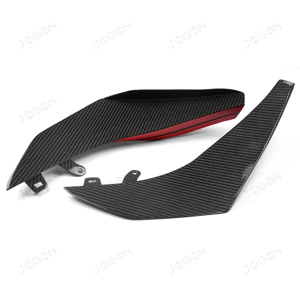 Front Splitter Side Canards Dry Carbon Fiber for Corvette C8 Z06 E-Ray D1WT0121A