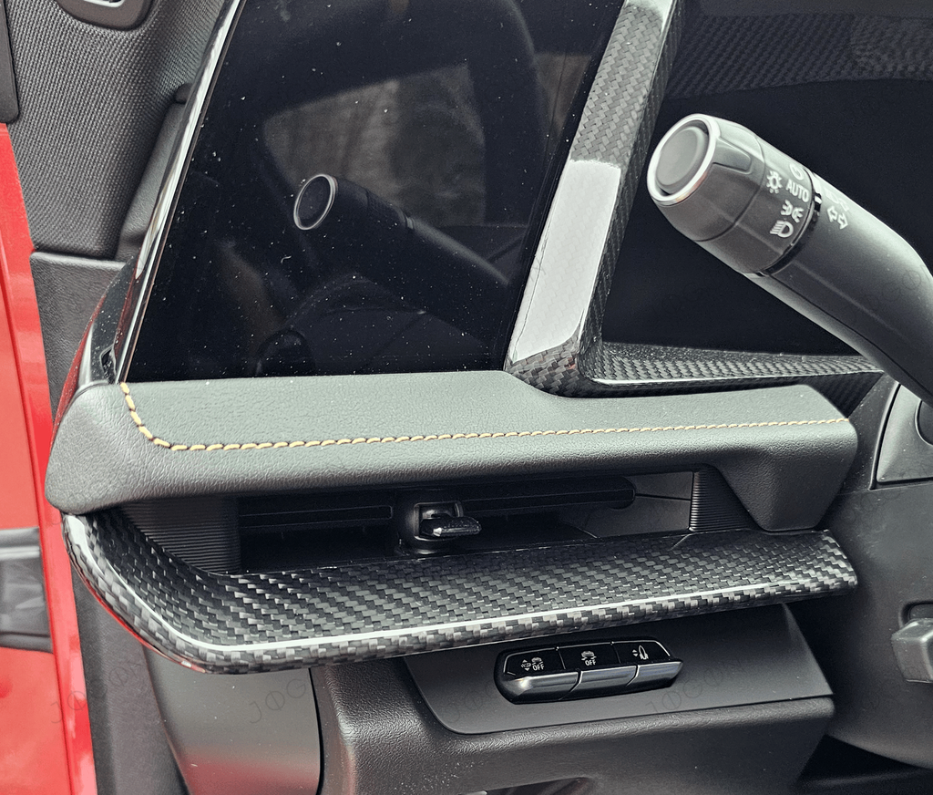 Air Condition Outlet Vent Strip Dry Carbon Fiber for Corvette C8 DAWT005A