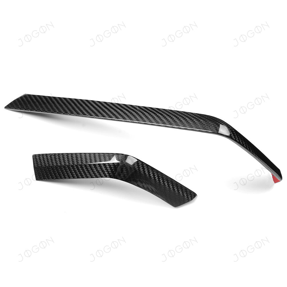 Center Display Upper Strips Dry Carbon Fiber for Corvette C8 DAWT011A